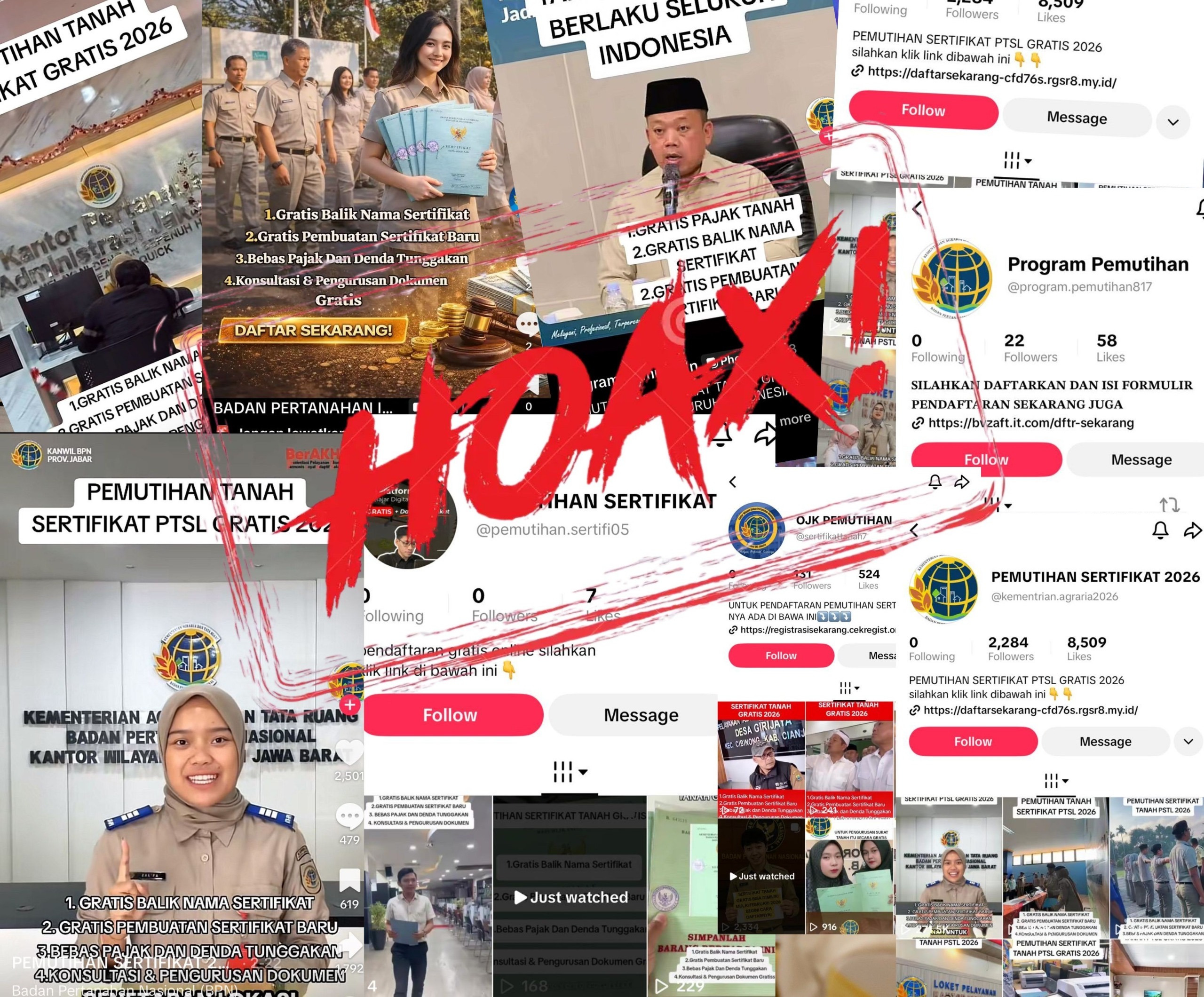 Kepala Biro Hubungan Masyarakat dan Protokol Kementerian ATR/BPN, Shamy Ardian, memberikan klarifikasi terkait maraknya informasi hoaks mengenai program pemutihan sertipikat tanah di Jakarta.