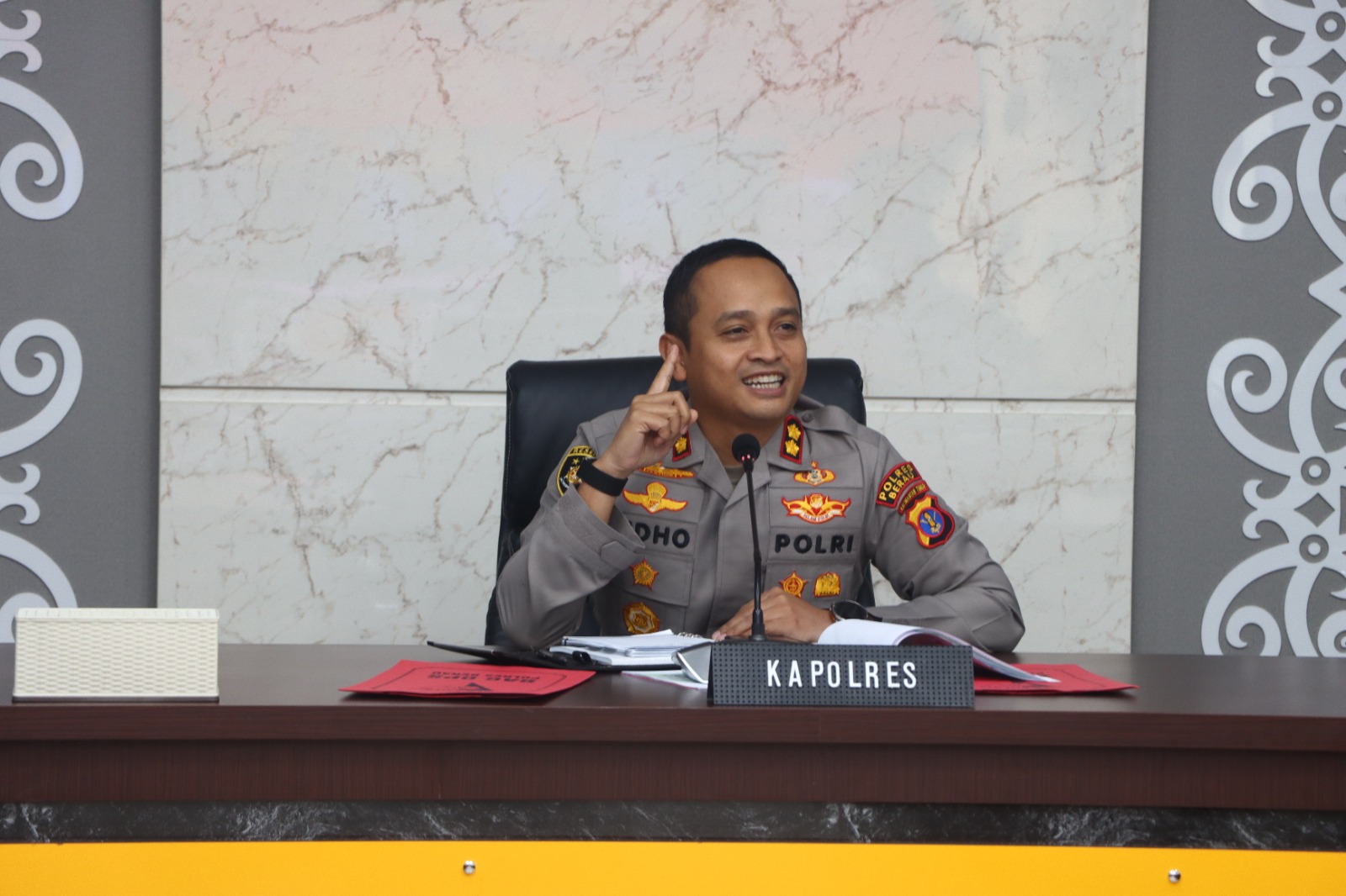 Kapolres Berau, AKBP Ridho Tri Putranto. (POLRES BERAU UNTUK BERAU POST)