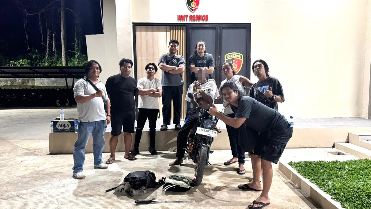DIAMANKAN: Pelaku SE (51) diamankan oleh Satreskrim Polres Berau kemarin. (ARTA KUSUMA YUNANDA/BP)