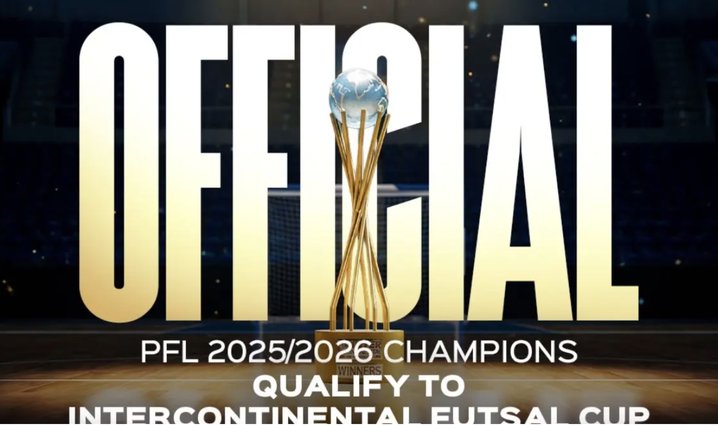 Atmosfer pertandingan Pro Futsal League yang kini membuka jalan klub Indonesia menuju Intercontinental Futsal Cup 2026 di Brasil. (KFI)  