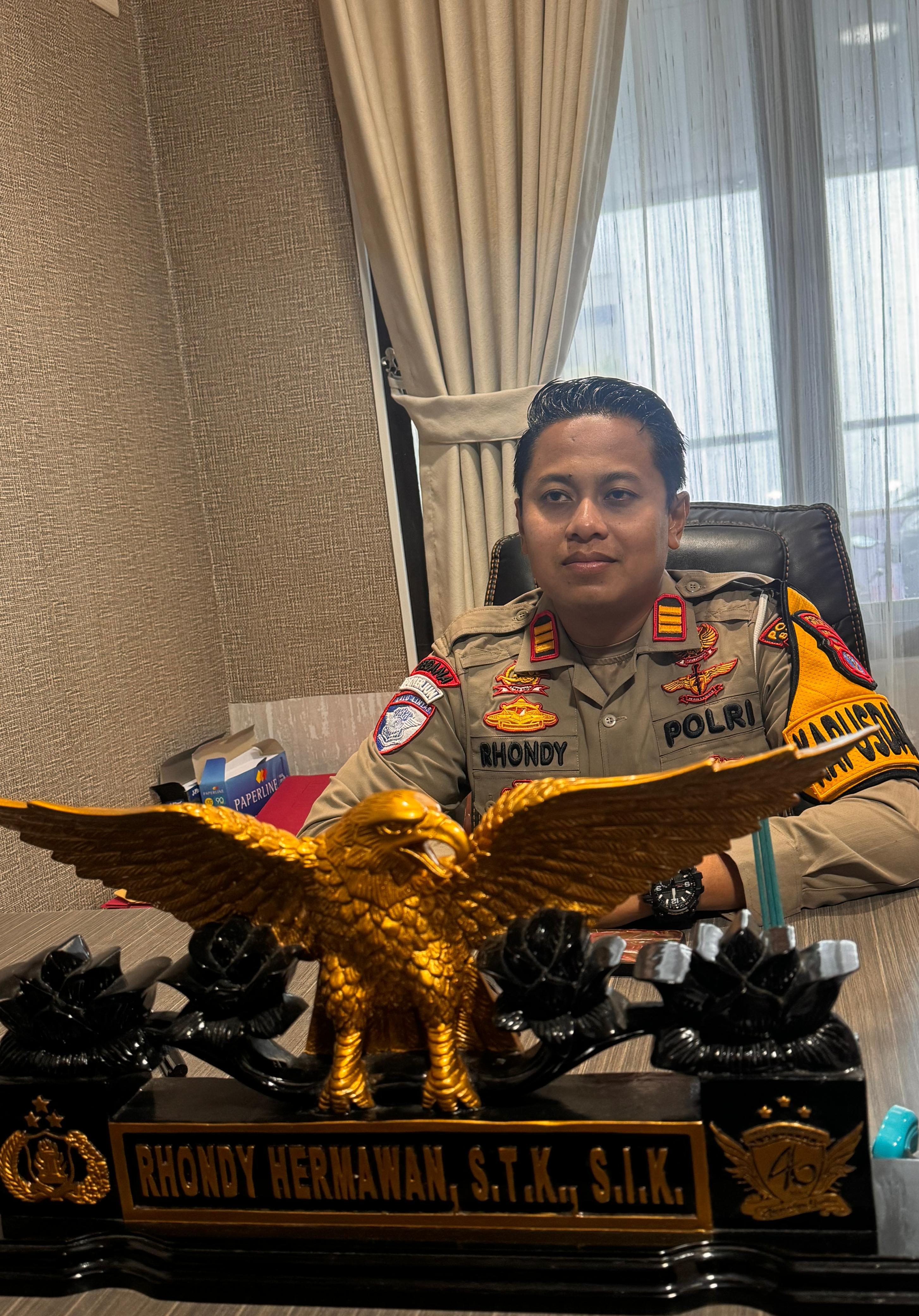 Kasat Lantas Polres Berau, AKP Rhondy Hermawan. (BERAU POST)