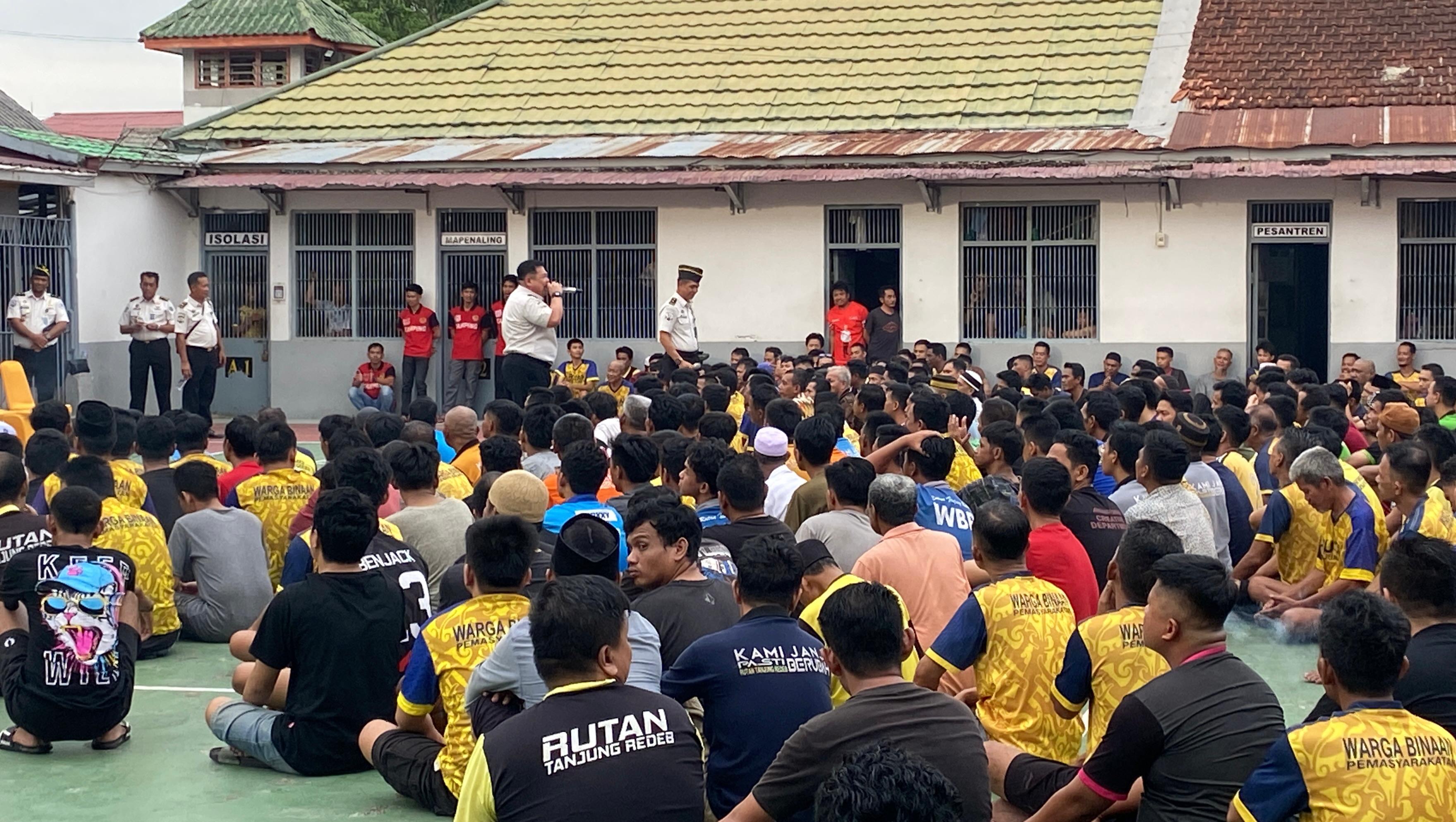 REMISI: Ratusan WBP Rutan Kelas IIB Tanjung Redeb diusulkan mendapat remisi Idulfitri tahun ini. (ARTA KUSUMA YUNANDA/BP)