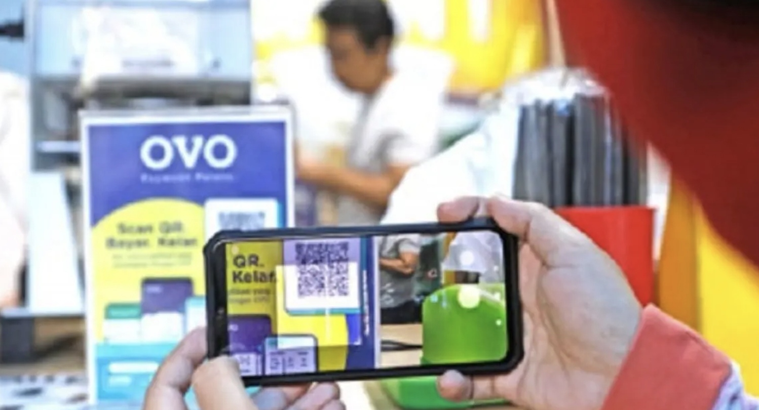 Ilustrasi Platform e-wallet Ovo. (Istimewa)