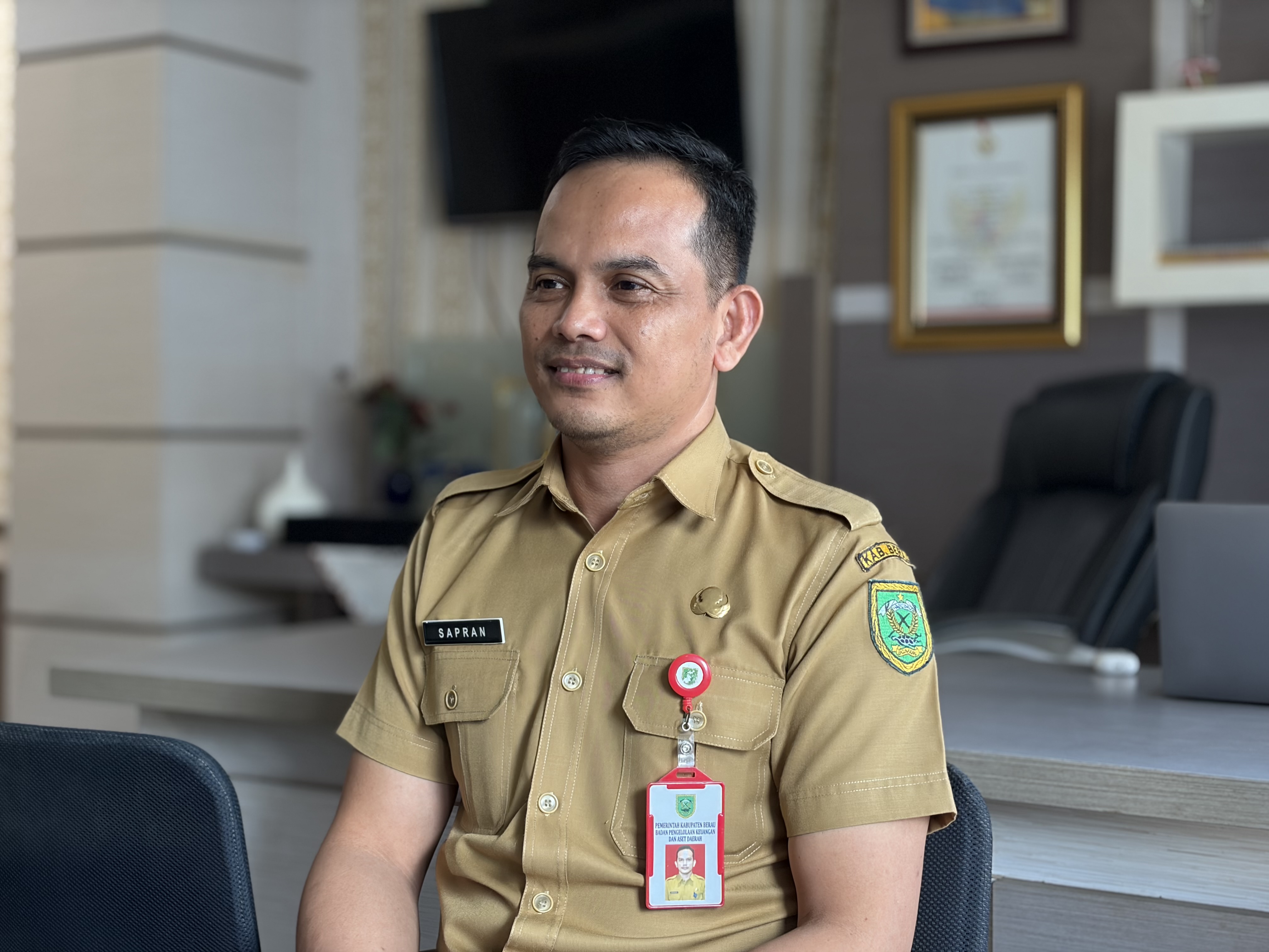 Kepala BPKAD Berau, Sapransyah. (IZZA/BP)