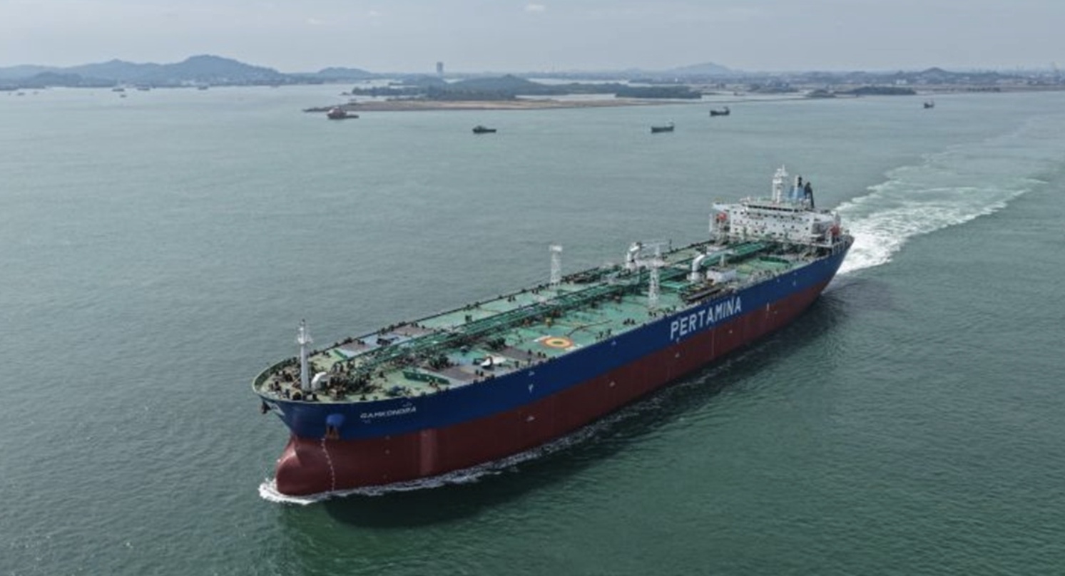 Ilustrasi kapal tanker PT Pertamina International Shipping (PIS). (ANTARA)