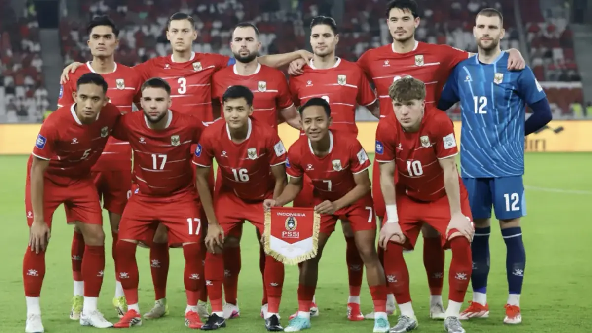 Timnas Indonesia saat melawan Saint Kitts and Nevis dalam di FIFA Series 2026, Stadion Utama Gelora Bung Karno, Jumat (27/3). (Dery Ridwansah/JawaPos.com)