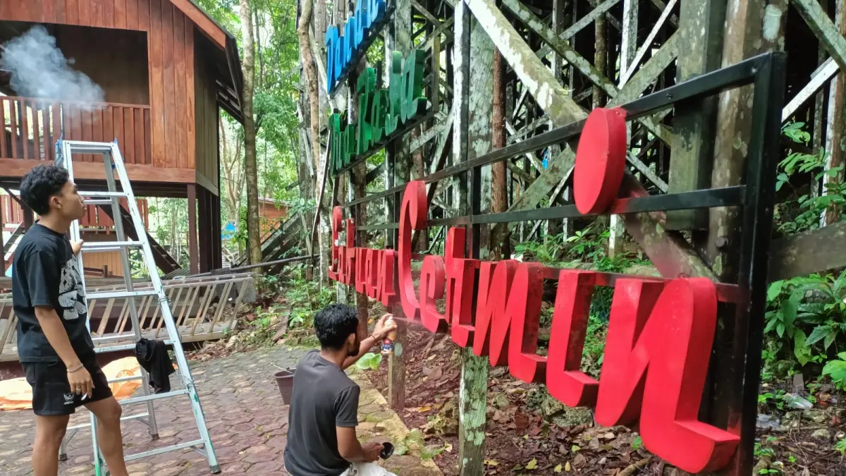 TREN POSITIF: Pengelolaan destinasi wisata Labuan Cermin mulai dibenahi untuk meningkatkan PAK Kampung Bidukbiduk, sembari mencari sumber pendapatan lain yang bisa digali. (PEMKAM BIDUKBIDUK UNTUK BERAU POST)