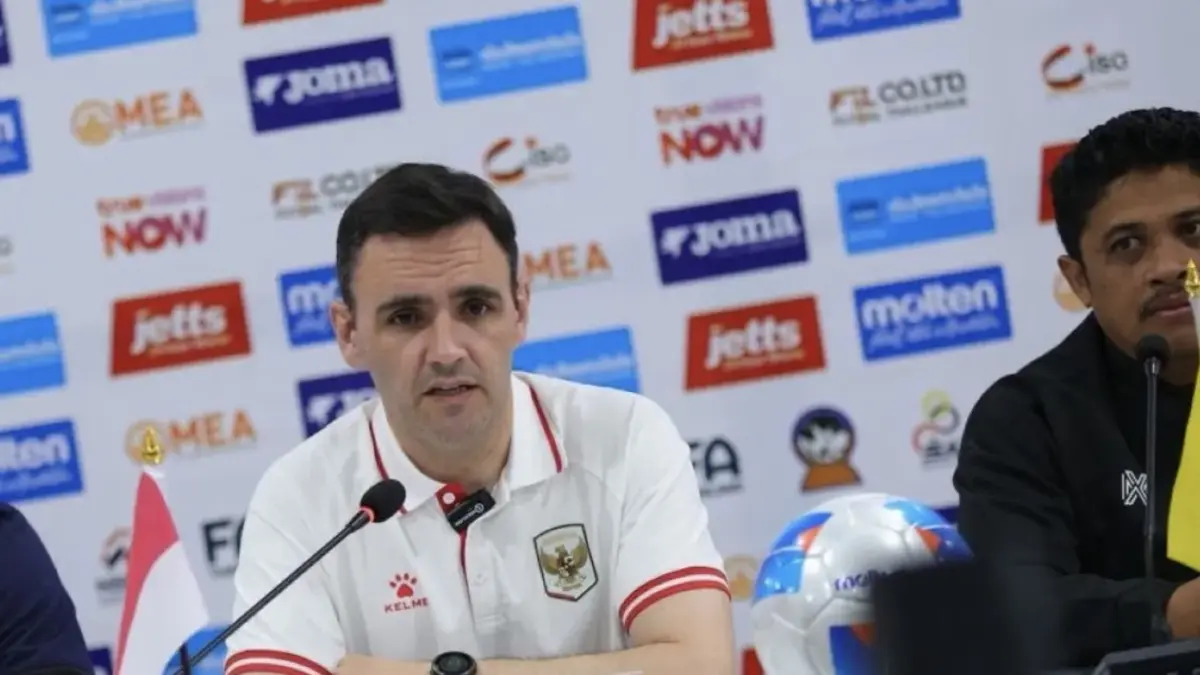 Hector Souto optimistis skuad baru Timnas Futsal Indonesia siap jelang laga perdana ASEAN Futsal Championship 2026 di Thailand. (FFI)