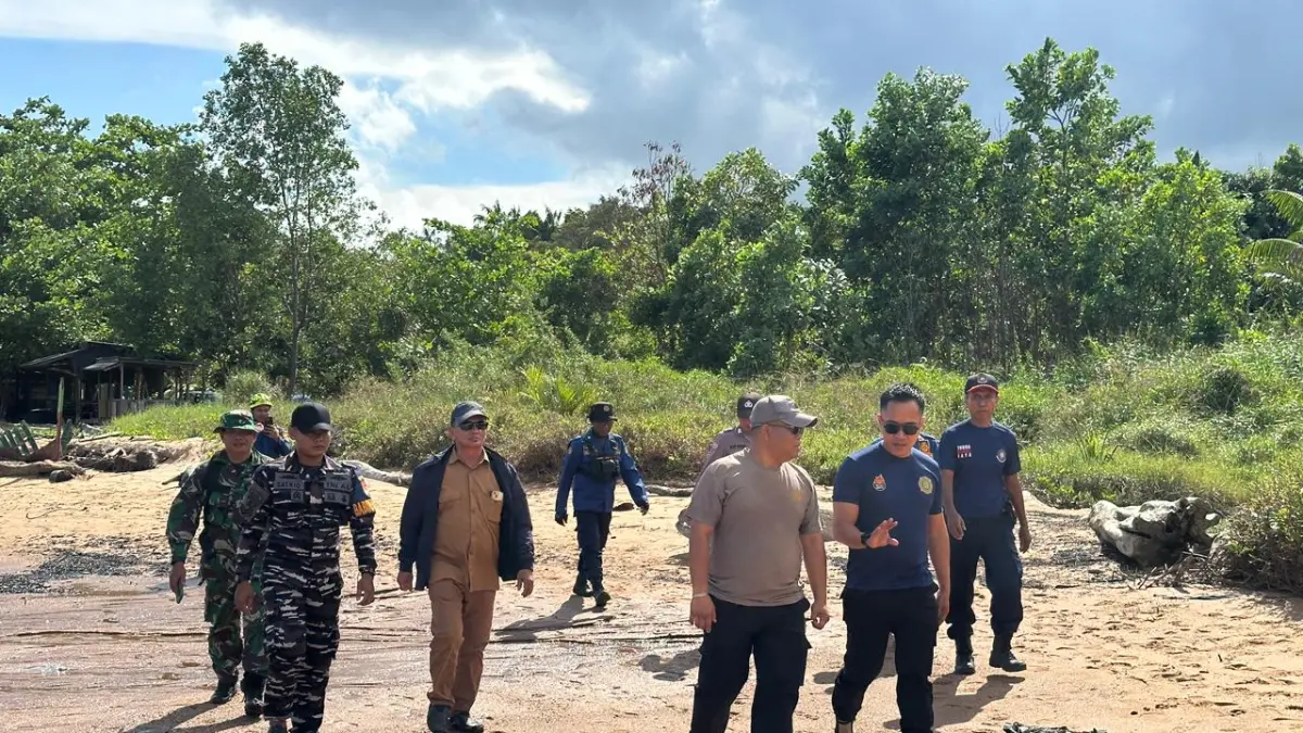PENCARIAN: Hari kedua pencarian R belum membuahkan hasil. (DISDAMKARTAN UNTUK BERAU POST)