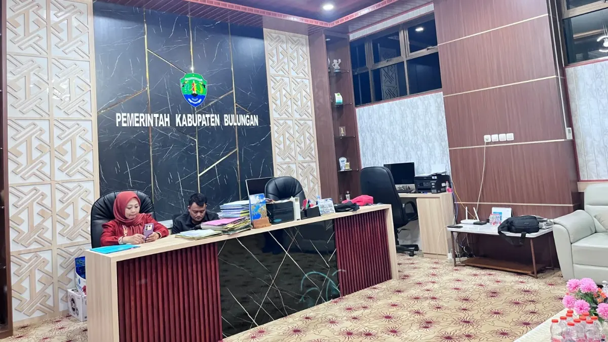 PENERAPAN WFH: Meski setiap hari Jumat diberlakukan WFH di lingkup Pemkab Bulungan, tapi ASN diwajibkan sampaikan laporan kinerja harian. (FAISAL/HRK)