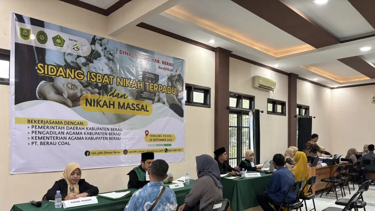 ILUSTRASI: Dinsos Berau akan melaksanakan program Isbat Nikah di Teluk Bayur, untuk memberikan pengakuan hukum perkawinan warga kurang mampu. (IZZA/BP)