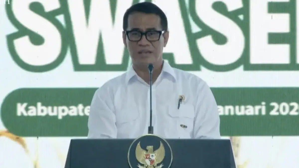  Menteri Pertanian Amran Sulaiman. (Youtube: Sekretariat Presiden)