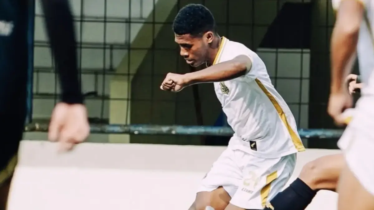 Fadly Alberto saat lawan Dewa United U-20. (Dok. Bhayangkara FC Youth)