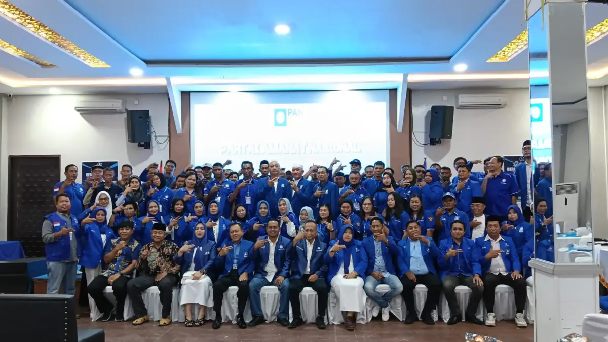 MUSYAWARAH: DPD PAN telah selesai melaksanakan Musda dan Muscab di salah satu ballroom hotel di Tanjung Redeb, beberapa waktu lalu. (ARIFIN SAIDI UNTUK BERAU POST)
