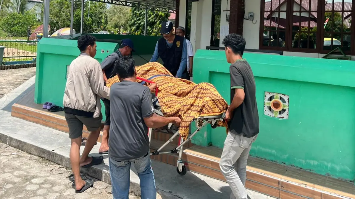 AKHIRI HIDUP: Korban yang ditemukan meninggal dunia dengan gantung diri di dalam kamar rumah kontrakan, sekitar pukul 08.00 Wita, Rabu (22/4). (POLSEK TANJUNG PALAS TIMUR)