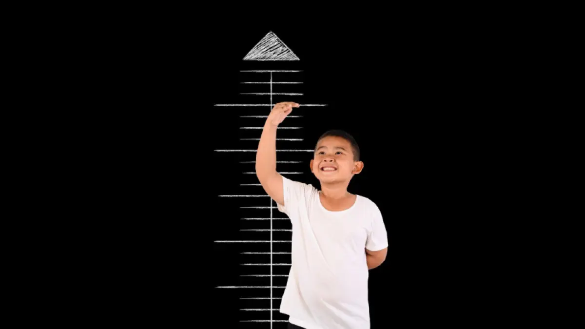 Ilustrasi mengukur tinggi anak. (Freepik)