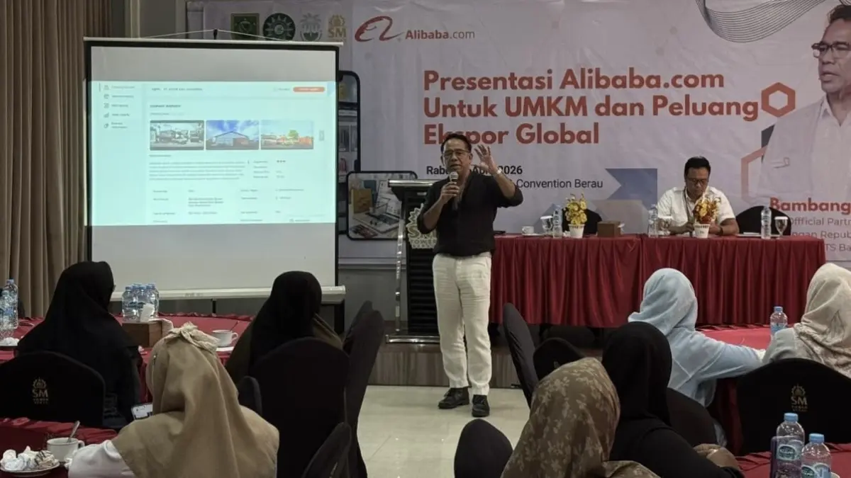 PERKUAT EKSPOR: Pelaku UMKM Berau didorong mampu menembus pasar internasional melalui platform digital. (DISKOPERINDAG UNTUK BERAU POST)