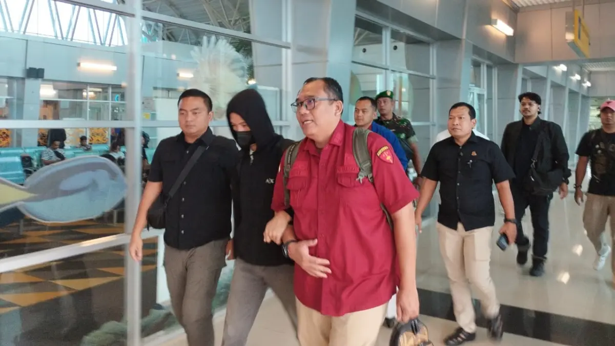 BURON: Tim Tabur Kejati Kaltara berhasil mengamankan DPO Kasus korupsi aplikasi ASITA Pariwisata Kaltara. (KEJATI UNTUK HRK)