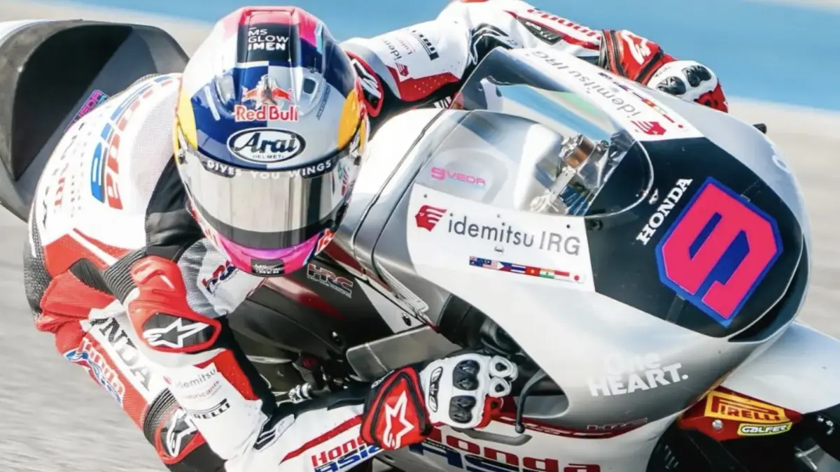 Veda Ega Pratama tampil impresif di kualifikasi Moto3 GP Brasil 2026 dengan menempati posisi keempat. (Dok. Honda Team Asia)