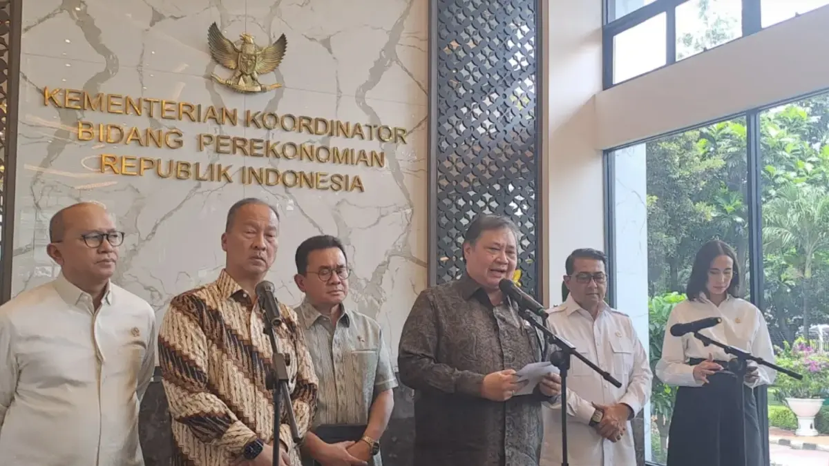Menteri Koordinator bidang Perekonomian, Airlangga Hartarto. (Nurul F/JawaPos.com)
