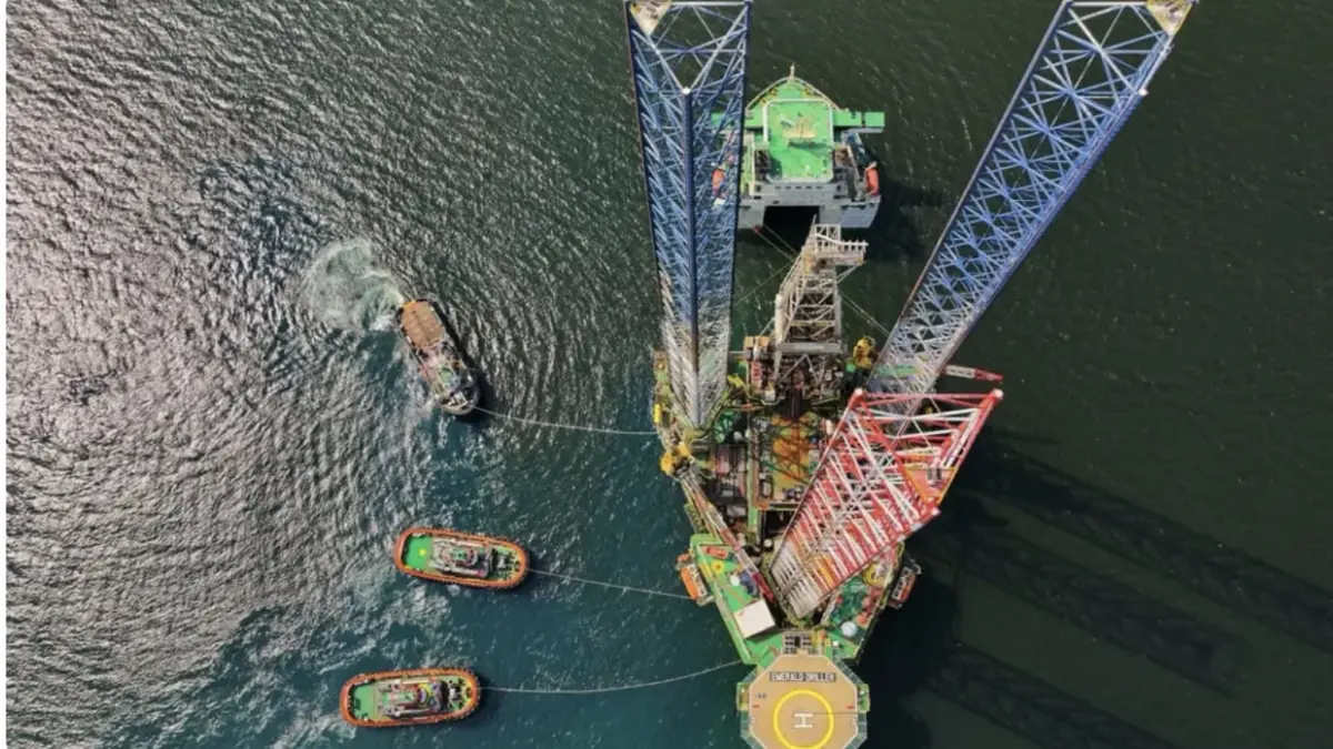 PDSI–ADES resmi mendapatkan kontrak penyediaan jack up rig untuk mendukung pengembangan Lapangan Gas Mako di Wilayah Kerja (WK) Duyung. (dok. PDSI)

