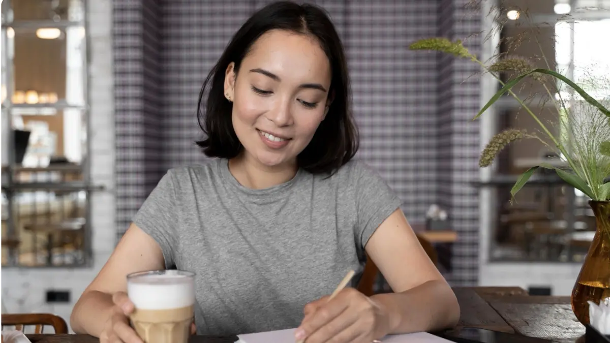 Seseorang yang masih menulis dengan tangan. (Freepik)