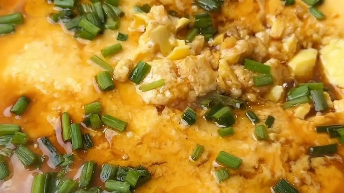 Potret steam telur ayam tofu yang tinggi protein, lembut dan mudah dibuat. (Instagram: @hendrikpyong)

