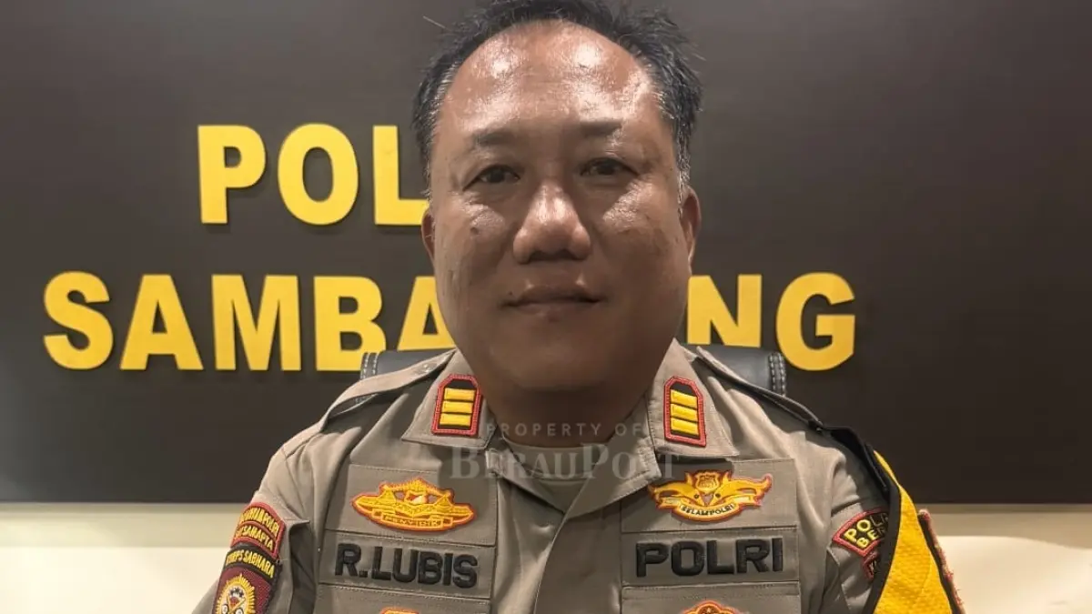 Kapolsek Sambaliung, AKP Ridwan Lubis. (BERAU POST)