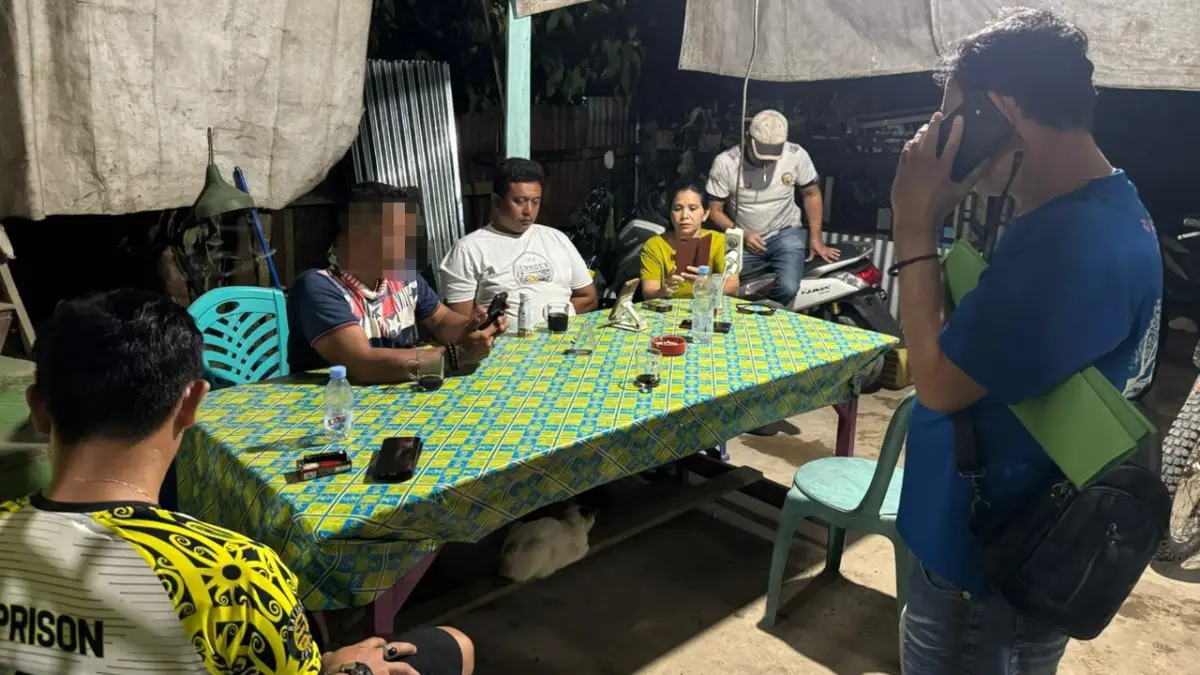 BERHASIL DIAMANKAN: Tim Tabur Kejari Kaltara berhasil mengamankan seorang terpidana kasus tindak pidana kehutanan yang telah masuk DPO. (KEJATI KALTARA)