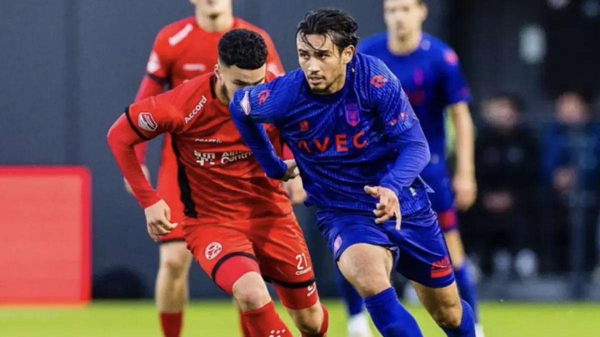 Nathan Tjoe-A-On bawa Willem II menang di laga leg pertama playoff Eerste Divisie. (Dok. Nathan Tjoe-A-On)