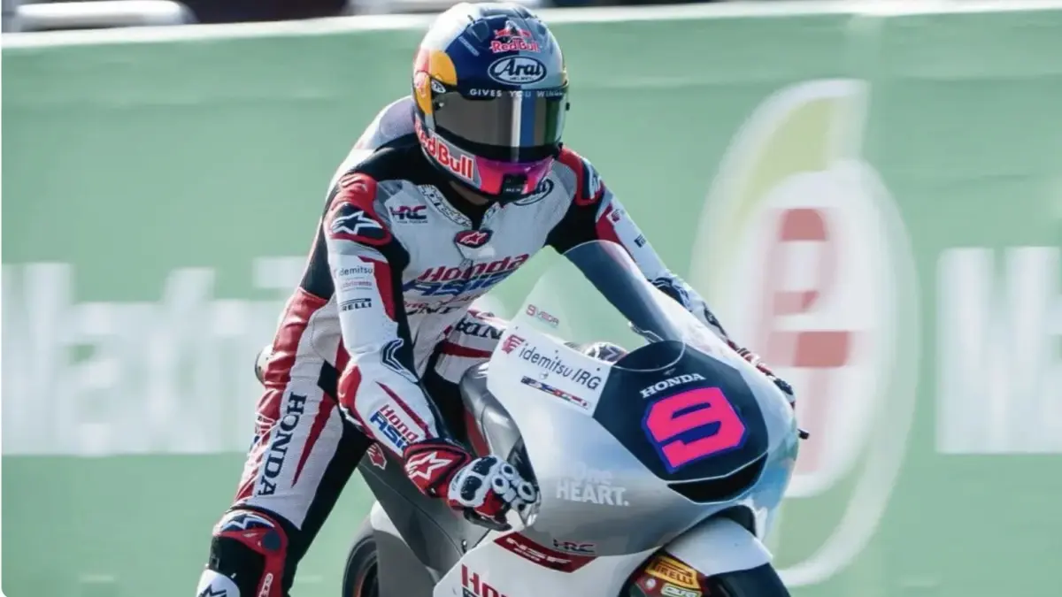 Veda Ega Pratama bersiap menghadapi tantangan berat pada Moto3 Prancis 2026 di Sirkuit Bugatti, Le Mans. (Honda)