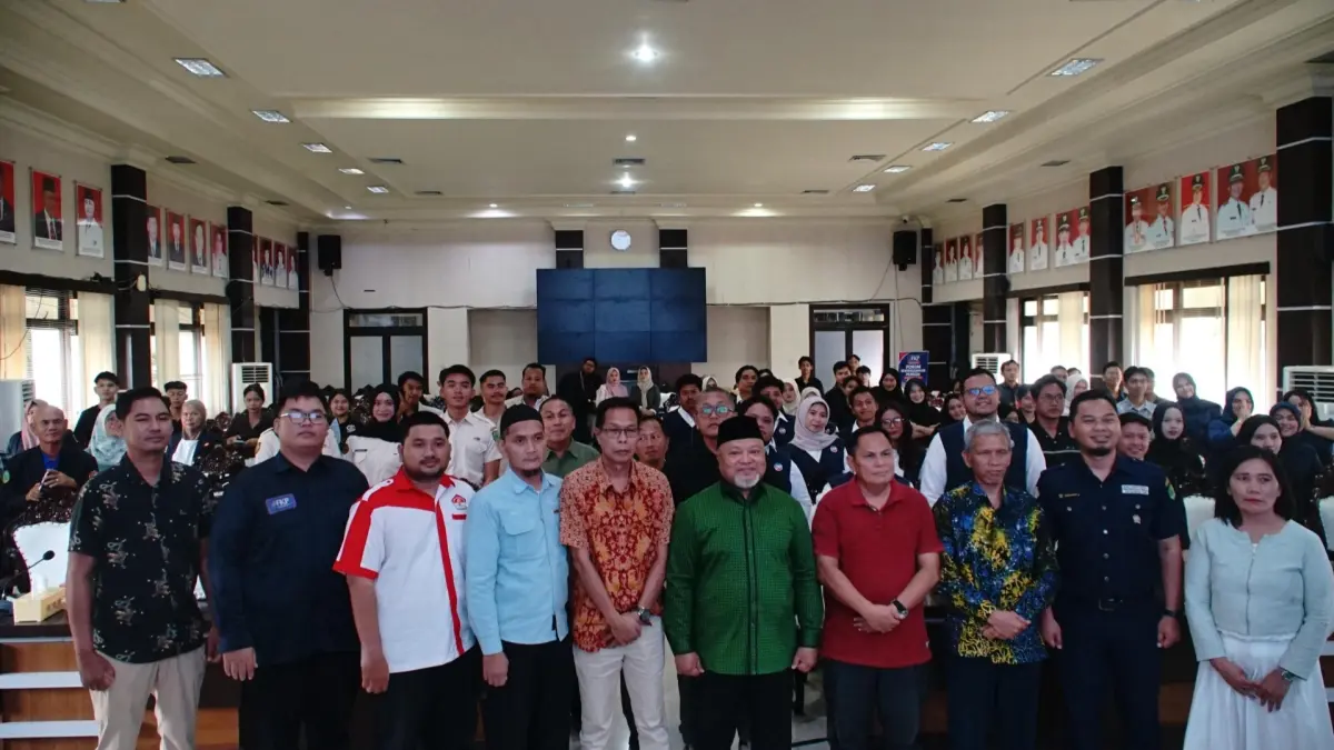GANDENG KAUM MUDA: Wakil Bupati Berau Gamalis mengajak generasi muda turut terlibat dalam agenda pembangunan di daerah. (SENO/BP)