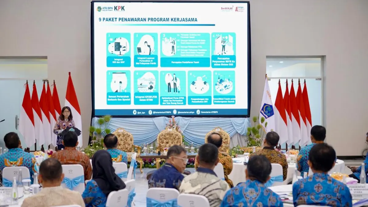 Kementerian ATR/BPN bersama KPK dan Pemerintah Daerah se-Sulawesi Utara menyepakati sembilan program strategis untuk mentransformasi layanan pertanahan dan tata ruang.