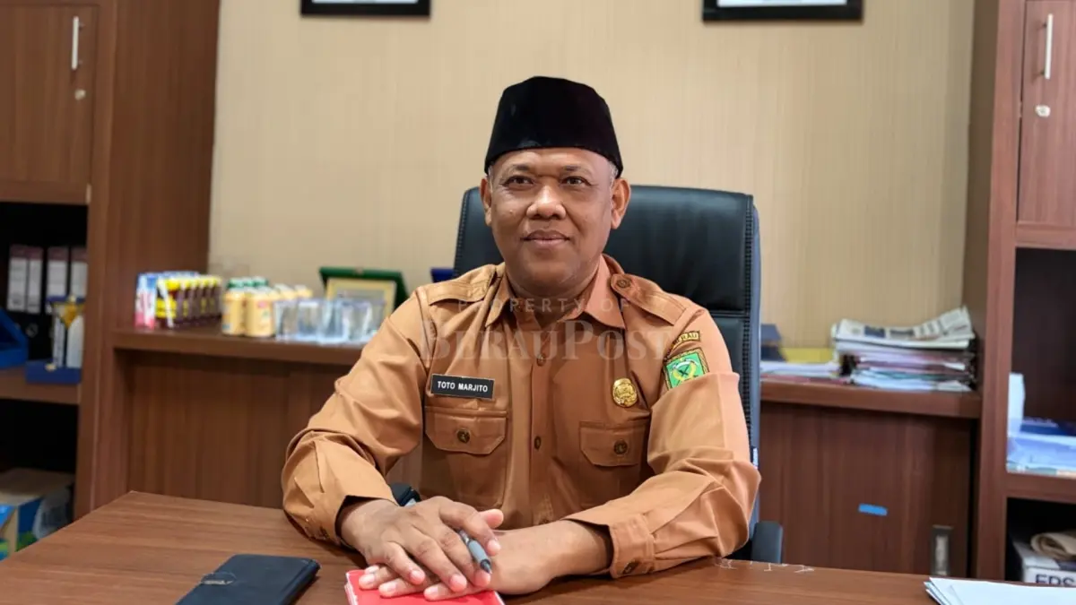 Kepala Bagian (Kabag) Kesejahteraan Rakyat (Kesra) Setkab Berau, Toto Marjito. (IZZA/BP)