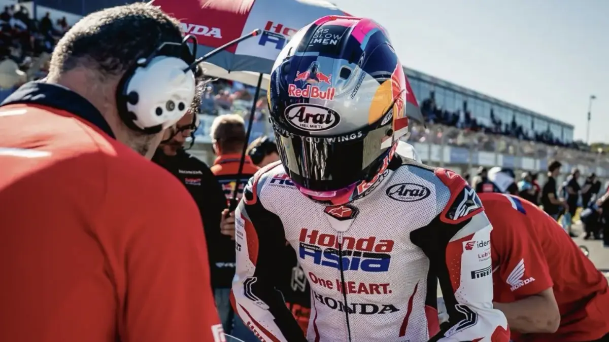 Veda Ega Pratama bakal memulai balapan dari posisi ke-20. (Dok. Honda Team Asia)