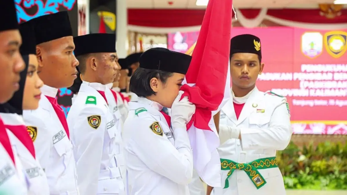 SISTEM GUGUR: Seleksi Paskibraka tingkat Provinsi Kalimantan Utara menggunakan sistem gugur dan akan memilih 29 orang. (DKISP KALTARA)