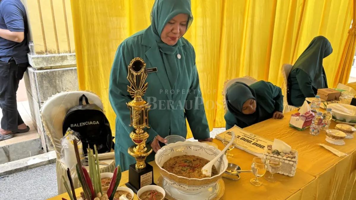 ILUSTRASI: Kuliner tradisional bubur ancur paddas khas Berau tahun ini diusulkan menjadi warisan budaya tak benda Kabupaten Berau. (IZZA/BP)