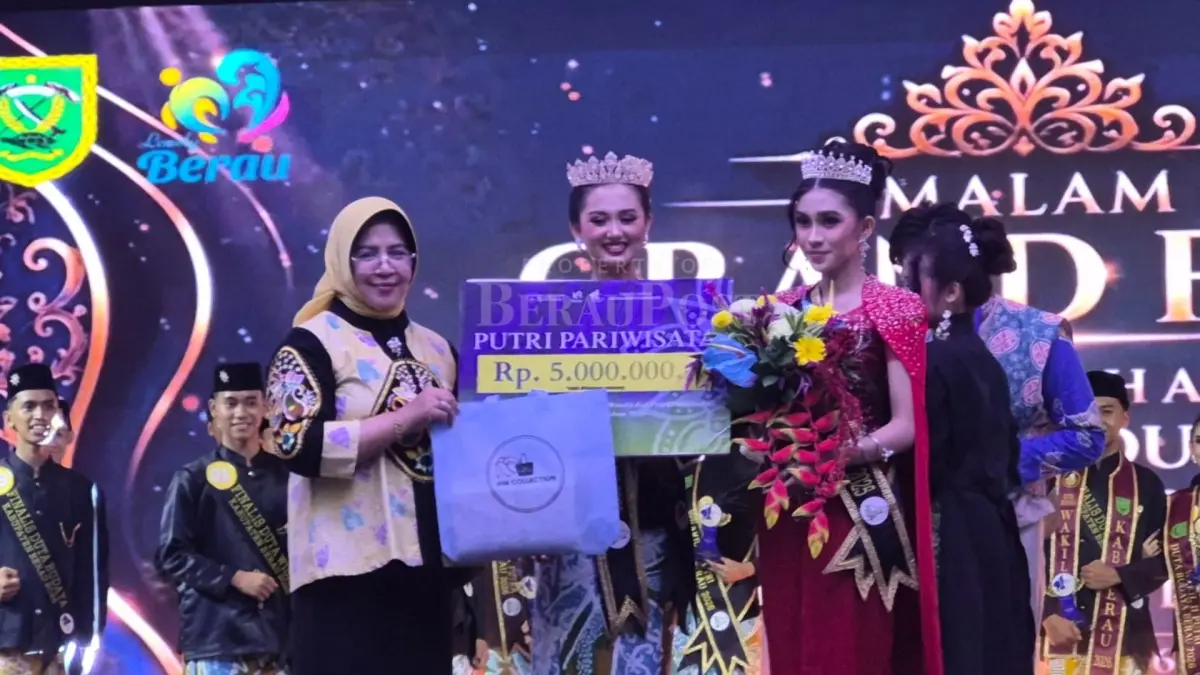 PENYEBARAN BUDAYA: Khalisa Anissa dinobatkan menjadi Putri Pariwisata Berau 2026. (SENO/BP)