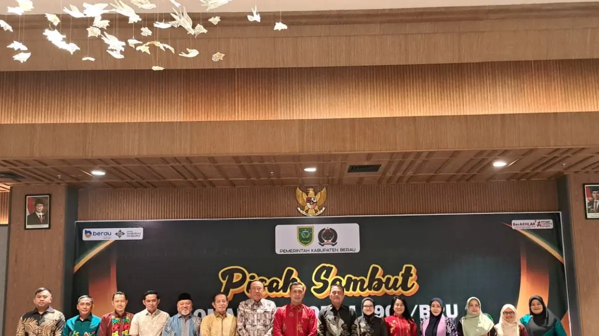 SELAMAT DATANG: Kegiatan pisah sambut Dandim 0902/Berau dari Kolonel Inf Wirahady Harahap kepada Letkol Inf Muhammad Faisal Idris berlangsung aman, tertib, dan penuh suasana kekeluargaan. (SENO/BP)