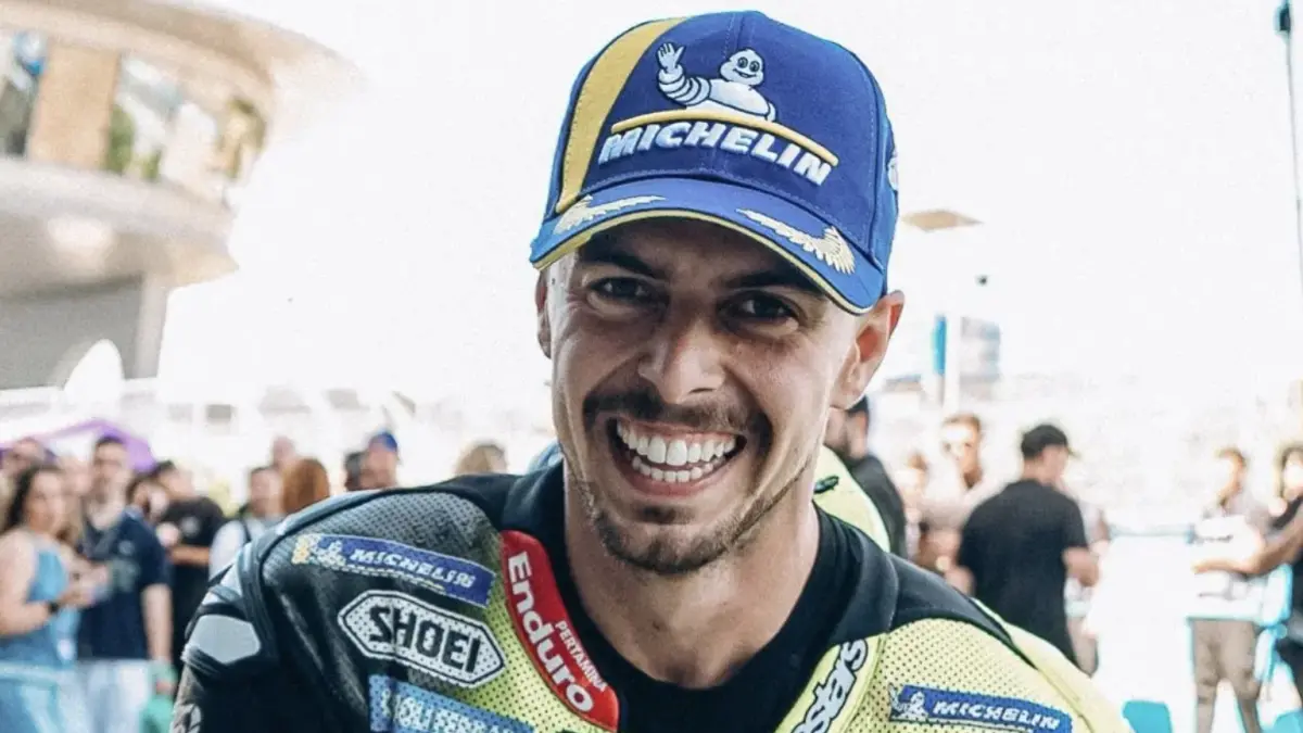 Fabio di Giannantonio tampil tercepat pada sesi FP1 MotoGP Italia 2026 di Sirkuit Mugello, Jumat (29-5-2026). (Instagram @fabiodiggia49)