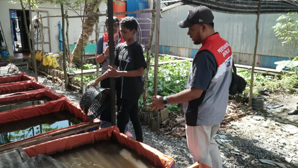 TJSL: Salah satu program TJSL yang dijalankan Pertamina di wilayah operasional perusahaan di Kalimantan. (PERTAMINA UNTUK HRK)