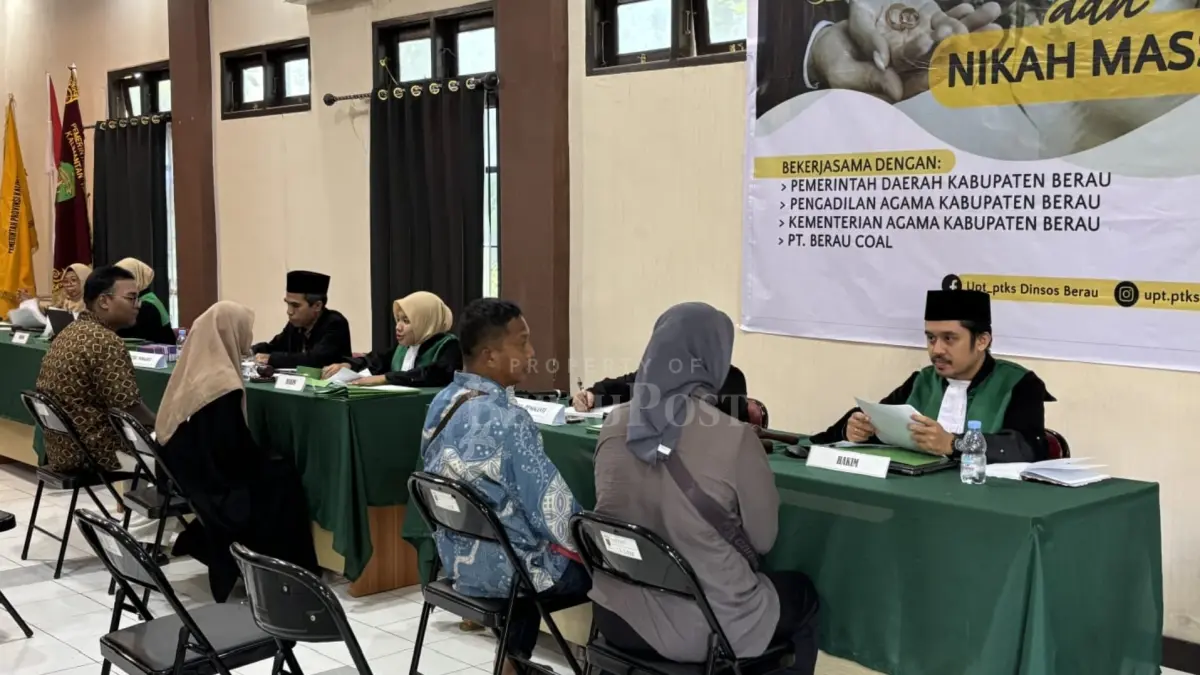 ILUSTRASI: Pendaftaran isbat nikah terpadu kembali dibuka untuk warga di Kecamatan Gunung Tabur yang belum memiliki legalitas pernikahan secara hukum negara. (IZZA/BP)