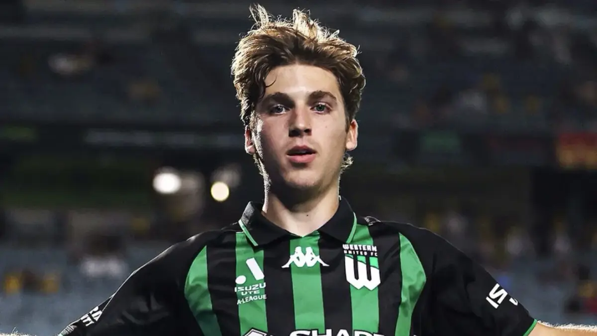 Luke Vickery saat memperkuat Macarthur FC, striker muda yang digadang jadi solusi lini depan Timnas Indonesia. (Instagram: @luke.vickery_)