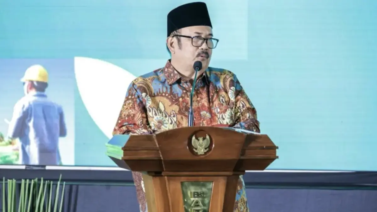Menteri Perencanaan Pembangunan Nasional/Kepala Badan Perencanaan Pembangunan Nasional (PPN/Bappenas) Rachmat Pambudy dalam peluncuran GIFT, Kamis (4/6). (ANTARA)