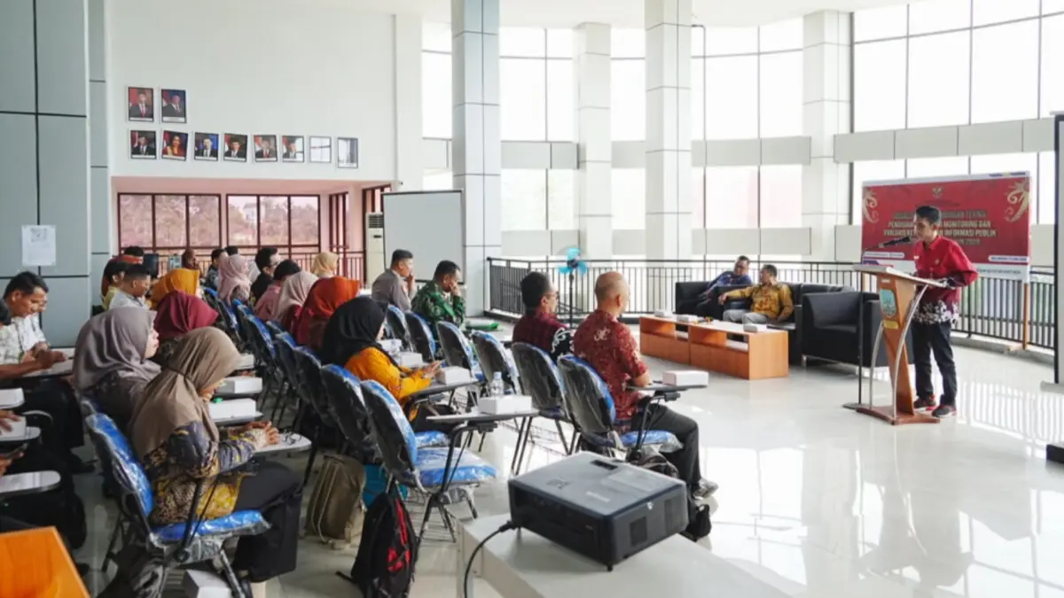 PERKEMBANGAN POSITIF: Dari tahun ke tahun semakin banyak badan publik yang ikut berpartisipasi dalam monitoring dan evaluasi keterbukaan informasi. (DKISP KALTARA)