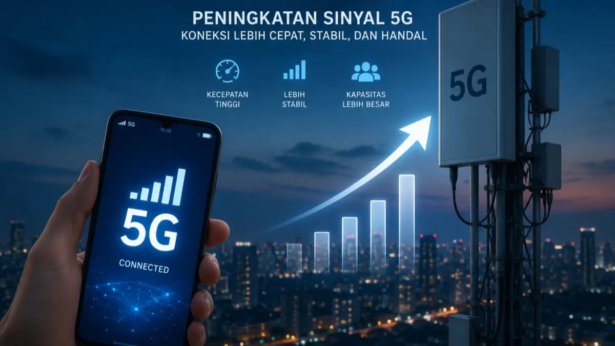 JARINGAN: Diskominfo Berau menilai adanya jaringan 5G di Berau mampu meningkatkan atau menjadi akses yang baik untuk masyarakat. (ILUSTRASI)