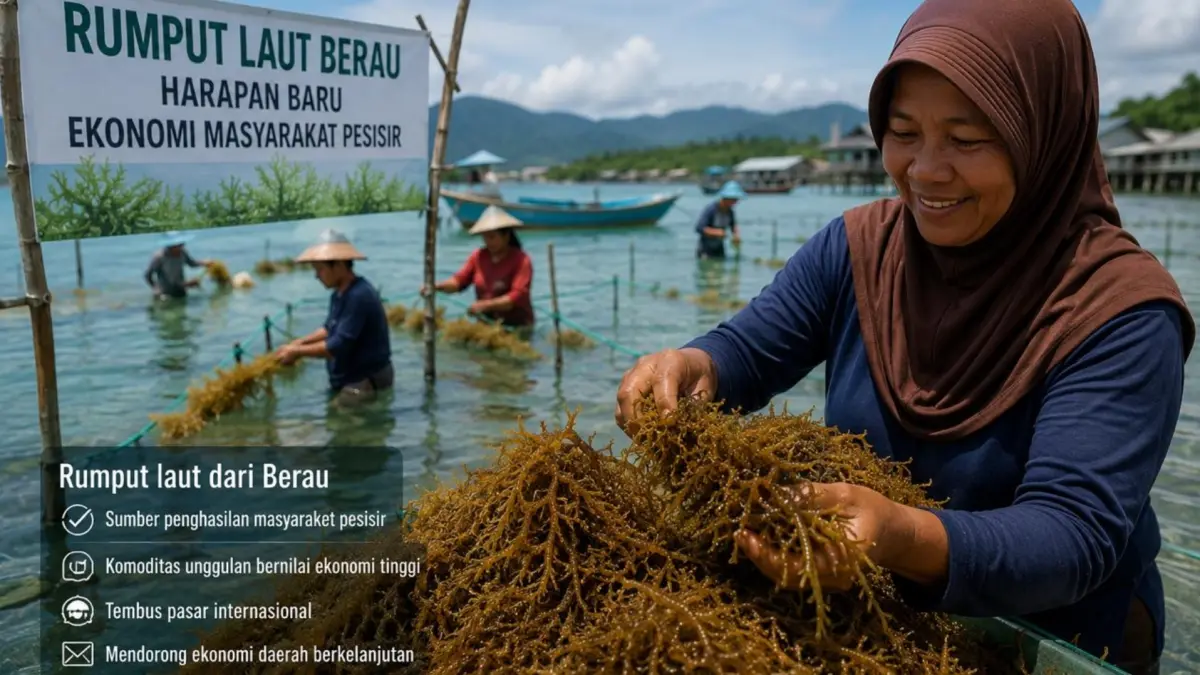 RUMPUT LAUT: Pengembangan rumput laut terus menunjukkan hasil yang positif untuk ekonomi masyarakat pesisir.&nbsp; (ILUSTRASI)