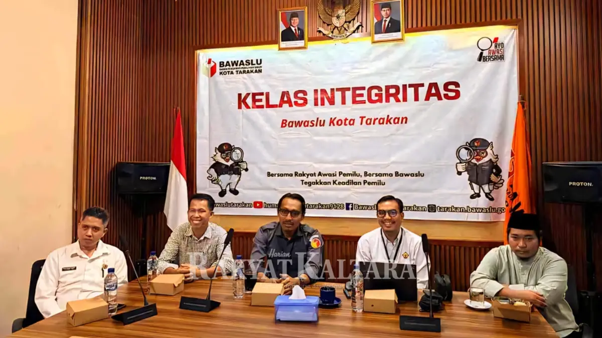 INTEGRITAS: Bawaslu Tarakan kerja sama dengan BPK Kaltara untuk memperkuat pemahaman aparatur mengenai benturan kepentingan, Jumat (10/7). (SEPTIAN ASMADI/HRK)