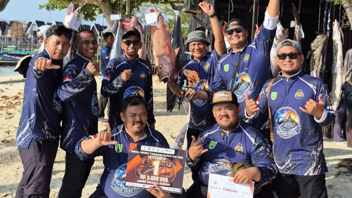POTENSI BESAR: Diskan Berau menilai potensi besar perikanan pada kelas sport fishing bisa menjadi daya tarik wisatawan ke depan. (SENO/BP)