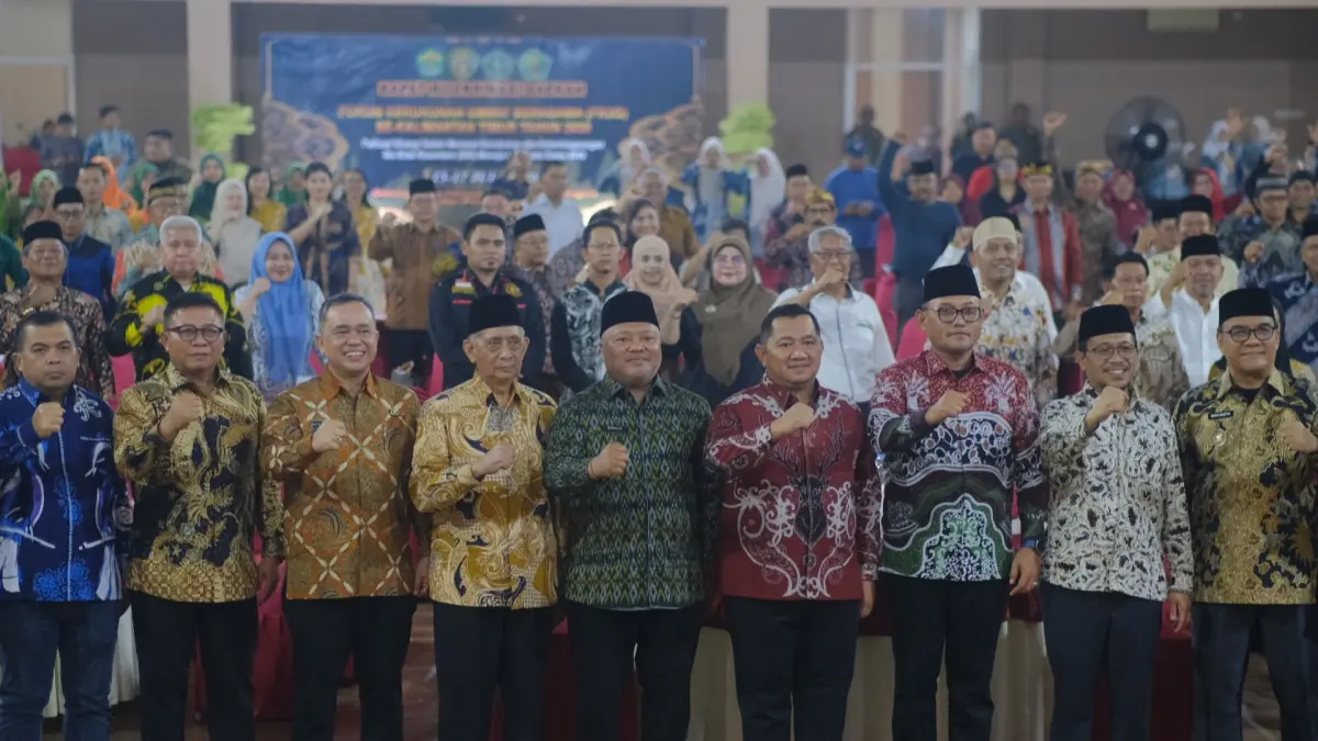 PERKUAT SINERGI: Wabup Berau saat hadir di Rapat Koordinasi Forum Kerukunan Umat Beragama se-Kalimantan Timur Tahun 2026 di Kabupaten Penajam Paser Utara, Selasa (15/7).&nbsp; (PROKOPIM SETKAB BERAU UNTUK BERAU POST)